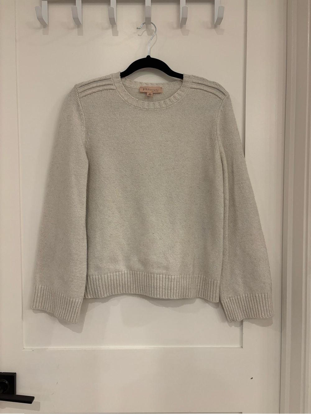 Philosophy Soft Cream Crewneck Sweater